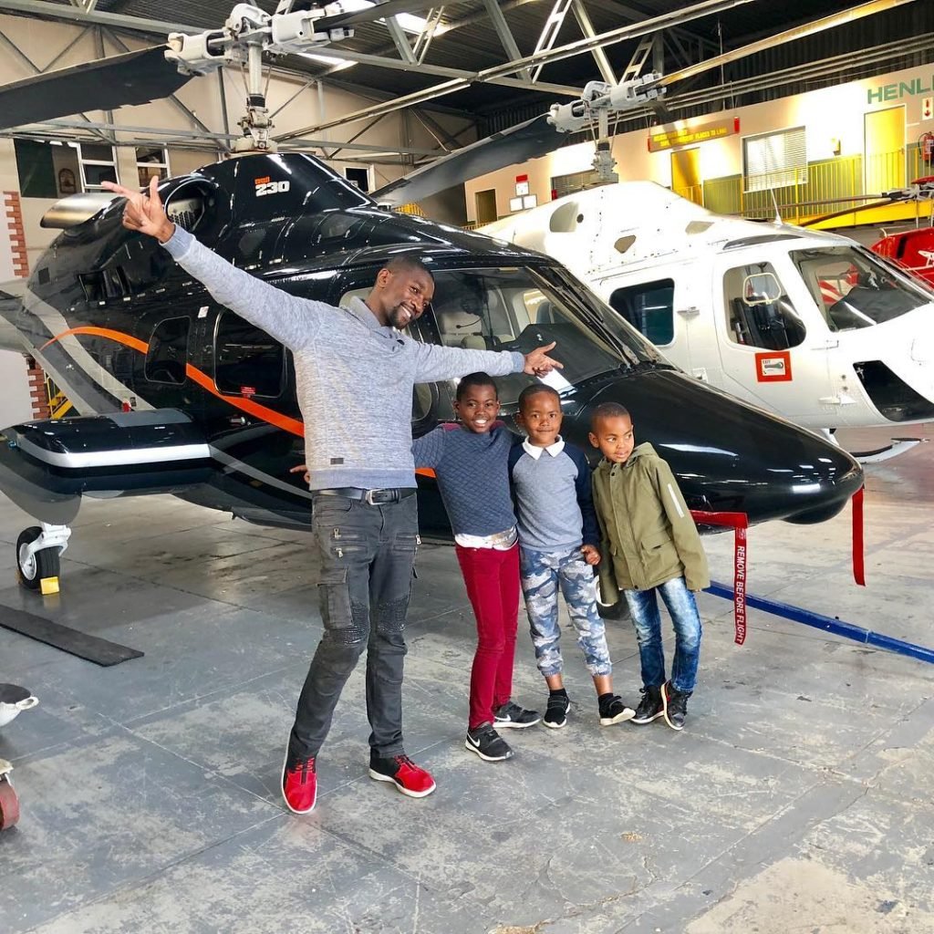 Bahle Zondo helicopter